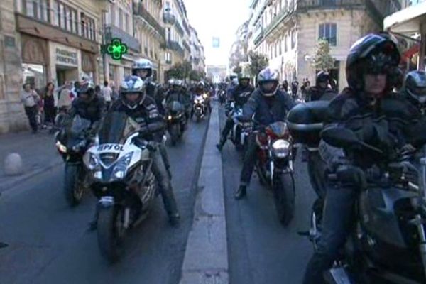 Les motards ont dénoncé le projet de baisse de la vitesse autorisée