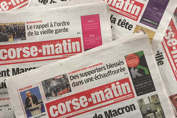 Illustration. CM Holding est actionnaire minoritaire au capital de Corse-Matin.