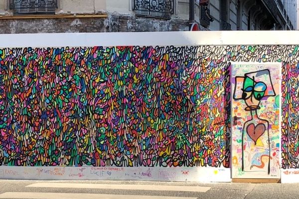 La fresque participative de la rue de Trévise à Paris