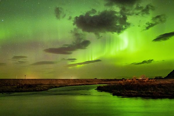 Une aurore boréale photographiée en Islande. Cette année ce phénomène est aussi visible en France.