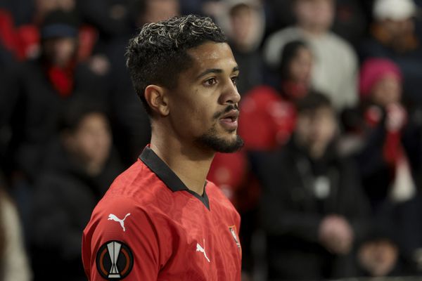 Ludovic Blas sous le maillot du Stade Rennais