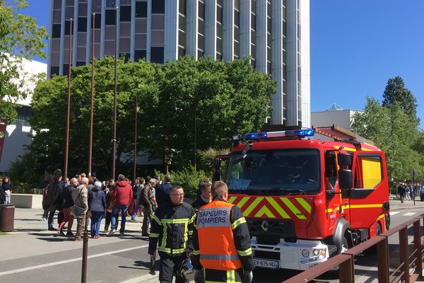 L'intervention des pompiers n'aura duré qu'une 20aine de minutes