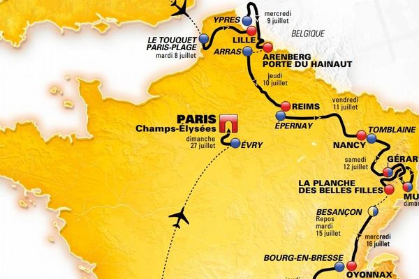 Pas de Tour de France pour la Bretagne et les Pays de la Loire