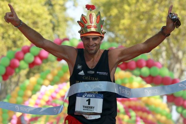 Thierry Guibault, nouveau vainqueur du marathon du Médoc