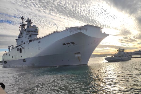 Le Dixmude quitte Toulon pour l'Égypte ce 20 novembre.