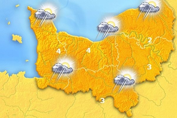 La carte des prévisions météo pour ce dimanche 13 décembre 2013