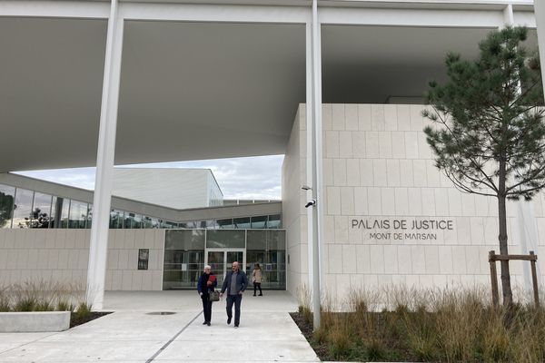 Palais de justice de Mont-de-Marsan où se trouve la cour d'assises des mineurs des Landes.