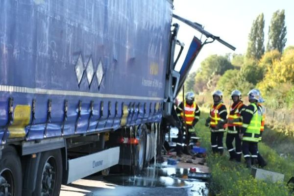 Collision sur l'A35.