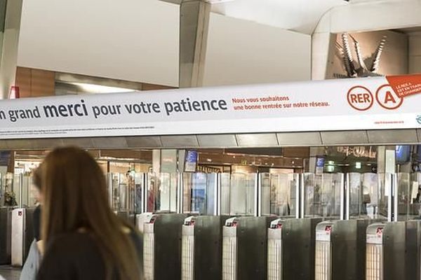 Après quatre semaines d’interruption, les rames circulent à nouveau entre La Défense et Auber