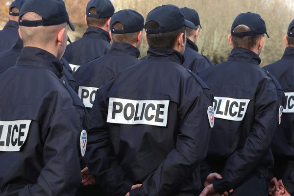 Des policiers à Montbéliard, image d'illustration.