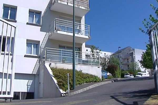 Résidence du quartier Sainte-Radegonde, à Tours, où a eu lieu le drame.