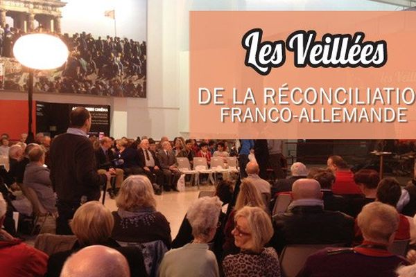 Deuxième veillée de la réconciliation franco-allemande, mardi 15 avril 2014 à Deauville (Calvados)