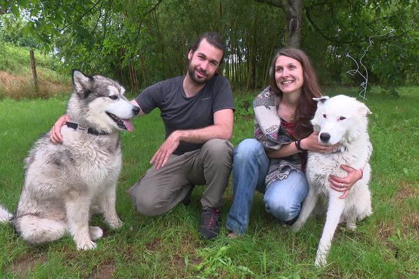 Gaëlle, Emilien et leurs chiens Malo et Mojo sont de retour à Feurs, dans la Loire, après deux ans d'un voyage "initiatique" en Mongolie.