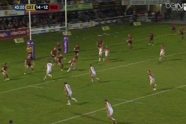 Une défaite à domicile pour les Dragons catalans contre les Loups de Warrigton, samedi soir à Perpignan