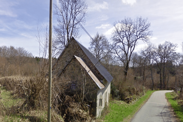 Accident à la sortie du bourg du Mas d'Artige en Creuse