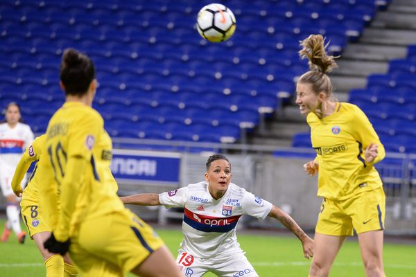 Un match OL/PSG féminines, le 11 décembre 2017.