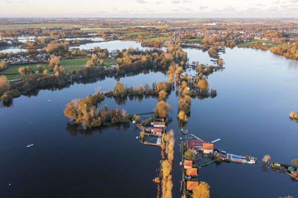 Les inondations dans le Pas-de-Calais en novembre 2023.