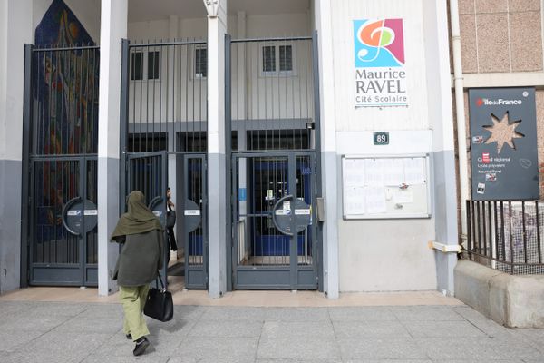 Le lycée Maurice Ravel dans le 20e arrondissement de Paris.