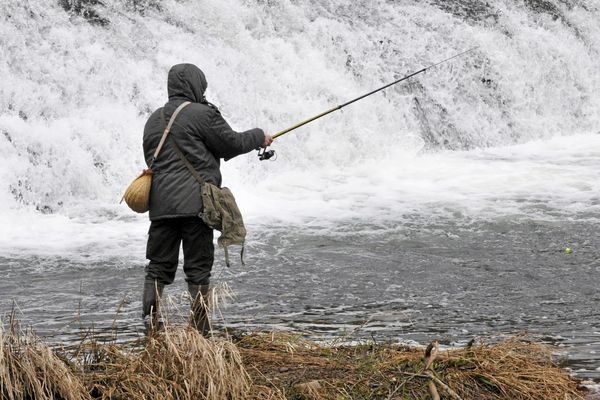 La pêche à la truite.