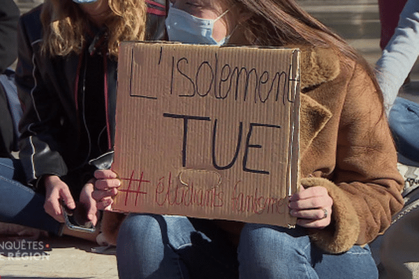 Lors du confinement, le mouvement "Etudiants fantômes" s'était créé à Montpellier notamment pour mettre en garde contre le risque de suicide