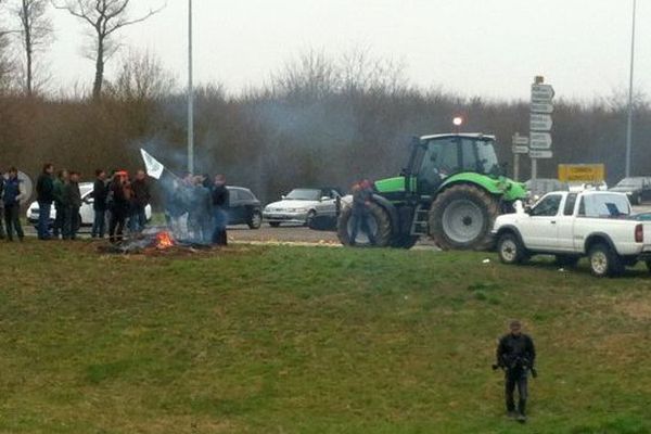 Manifestation des agriculteurs à Blois