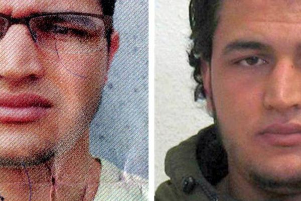 Photos du Tunisien Anis Amri, l'auteur de l'attentat de Berlin. (DPA / AFP)