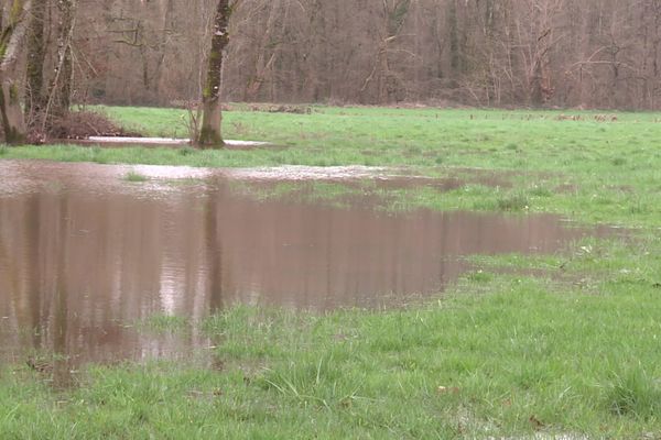 Inondations à Larche en Corrèze en février 2024. (photo d'illustration)