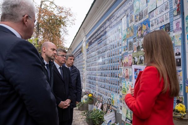 Lors de sa visite en Ukraine, le sénateur Cédric Perrin a pu se rendre compte de la réalité de la guerre.