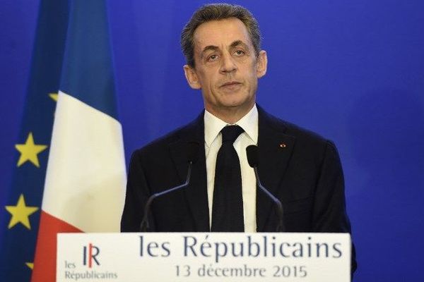 Nicolas Sarkozy, le 13 décembre 2015