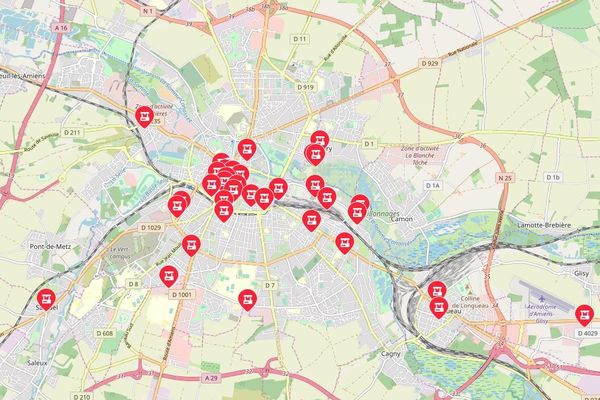 La carte interactive recense les commerces de première nécessité ouverts pendant la période de confinement. 