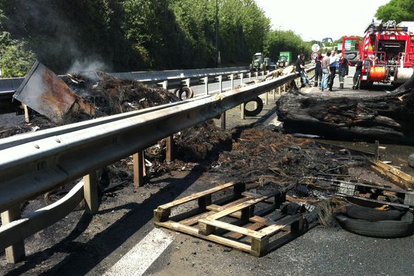 Le radar du Pont de l'Iroise incendié