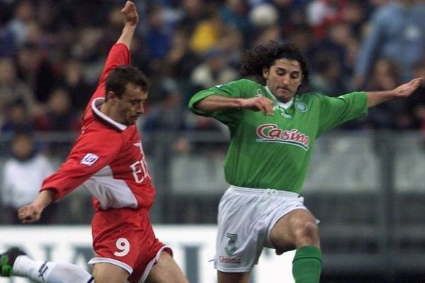 Patrick Guillou sous les couleurs de St Etienne en 1999