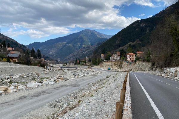 Saint-Martin-Vésubie le 9 avril 2023.