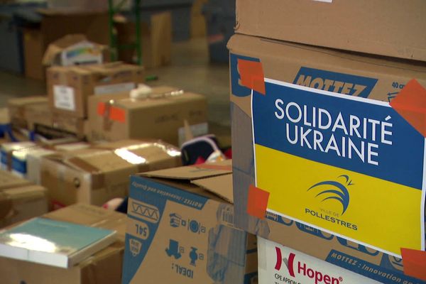 Perpignan - la solidarité avec l'Ukraine s'organise au sein d'associations - 1er mars 2022.