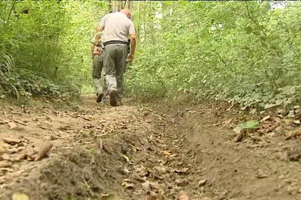 Les dégâts causés par les quads dans les sentiers