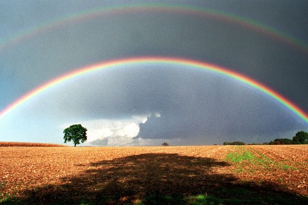 Point de vue image du monde : arc en ciel et giboulées de mars