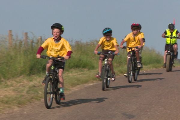 Les cyclistes d’un jour ont semblé avoir apprécié la sortie.