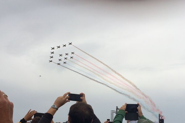 La patrouille de France et la Breitling Jet team 