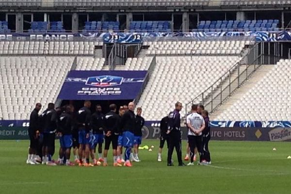 L'entraînement AJA au stade de France vendredi 29 mai 2015