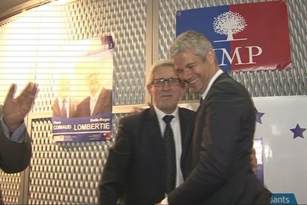 Laurent Wauquiez est venu soutenir la liste d'Emile-Roger Lombertie et Pierre Coinaud. 