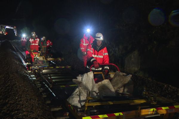 800 mètres de voies sont changés chaque nuit