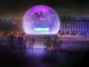 Pour les 25 ans de la Fête des Lumières, à Lyon, la place Bellecour retrouvera la boule à neige.