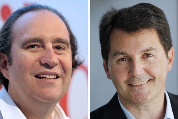 Xavier Niel (Free) et Olivier Roussat (Bouygues Telecom)

 