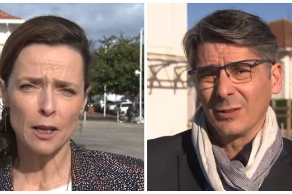 Hélène Larrezet et Manuel Diaz sont tous deux candidats à la mairie de Biscarrosse