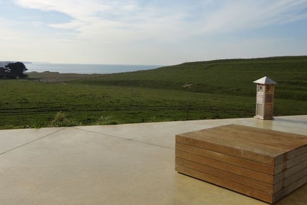 Terrasse vue sur mer de chambres d'hôtes à Sainte Marguerite sur Mer