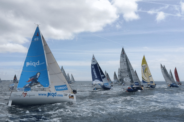 Les skippers doivent parcourir 150 milles lors de la troisième étape de la Solitaire du Figaro, Concarneau-Concarneau.