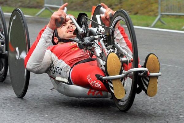 Mathieu Bosredon est à une étape de la qualification pour les Jeux Paralympiques de Rio 