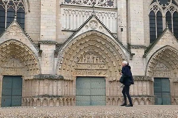 Poitiers - la cathédrale Saint-Pierre - avril 2019.