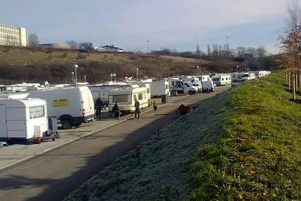 L'aire d'accueil des gens du voyage de la Malcombe à Besançon 