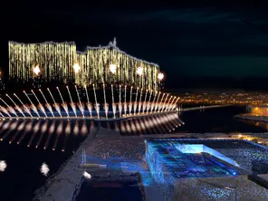 800 drones enflammeront le ciel de Marseille ce soir à 21h. Un spectacle pyrotechnique de 15 minutes sur le thème du feu olympique et des compétitions nautiques qui vont se dérouler dans la cité phocéenne cet été à l’occasion des Jeux Olympiques.